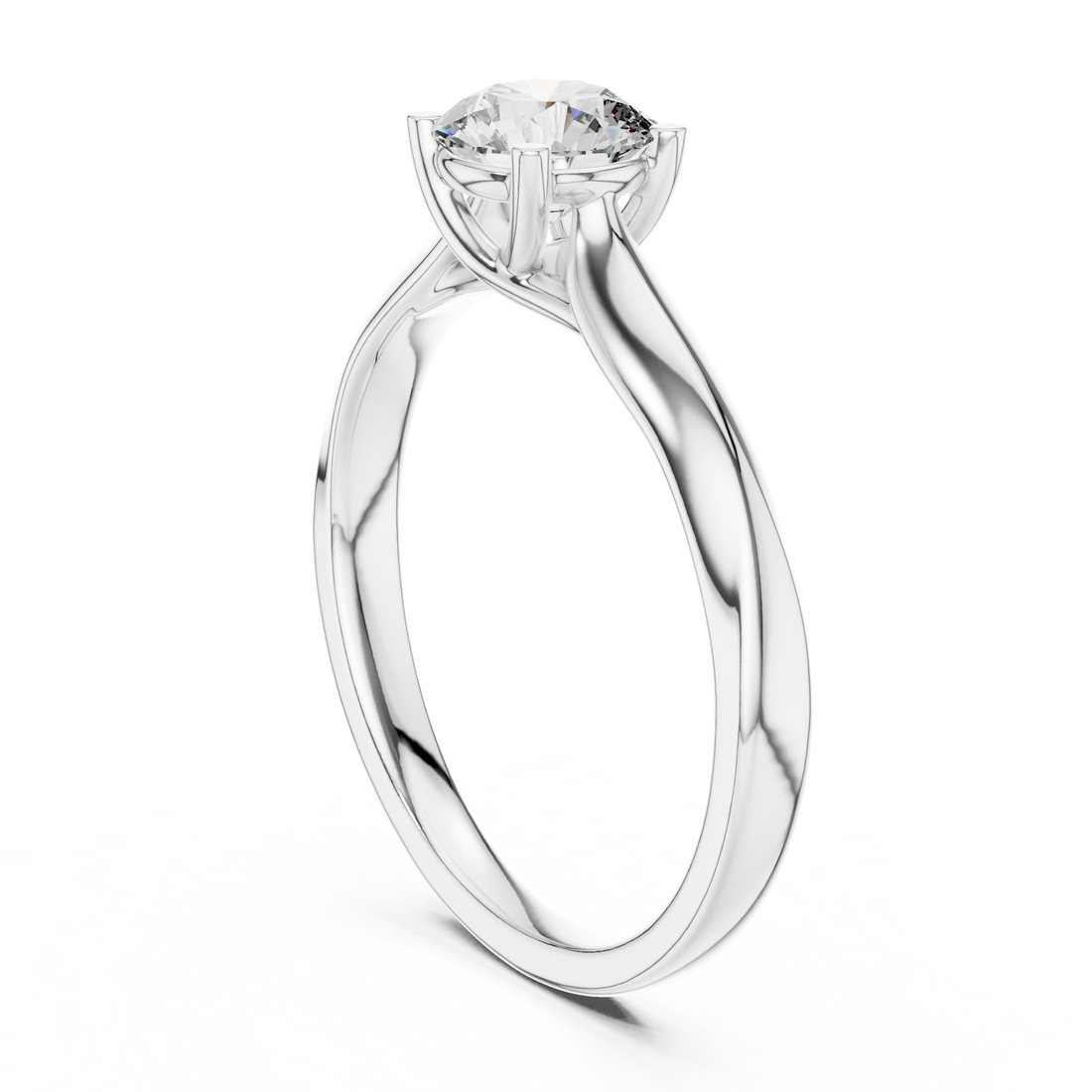 1 ct Round Solitaire