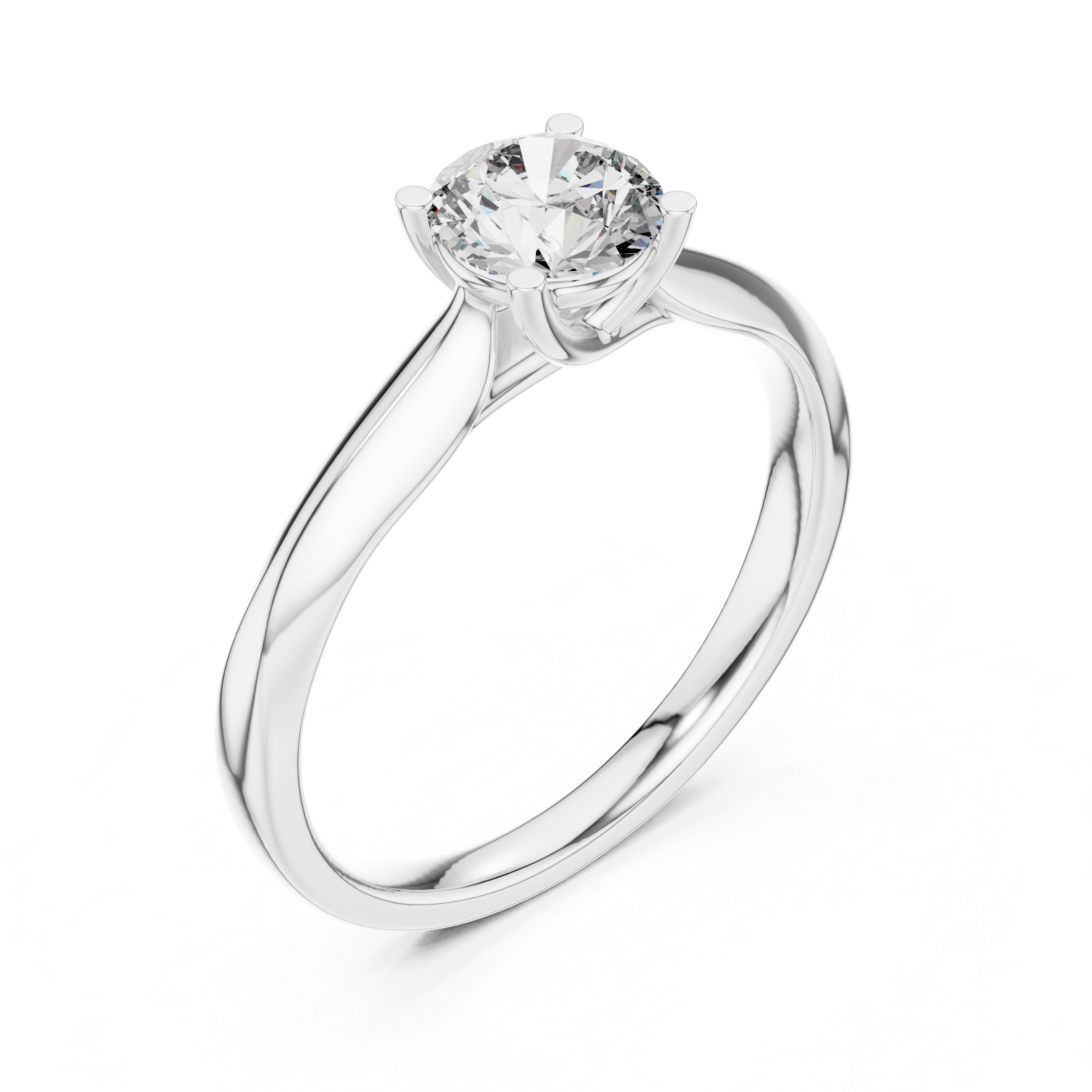 1 ct Round Solitaire
