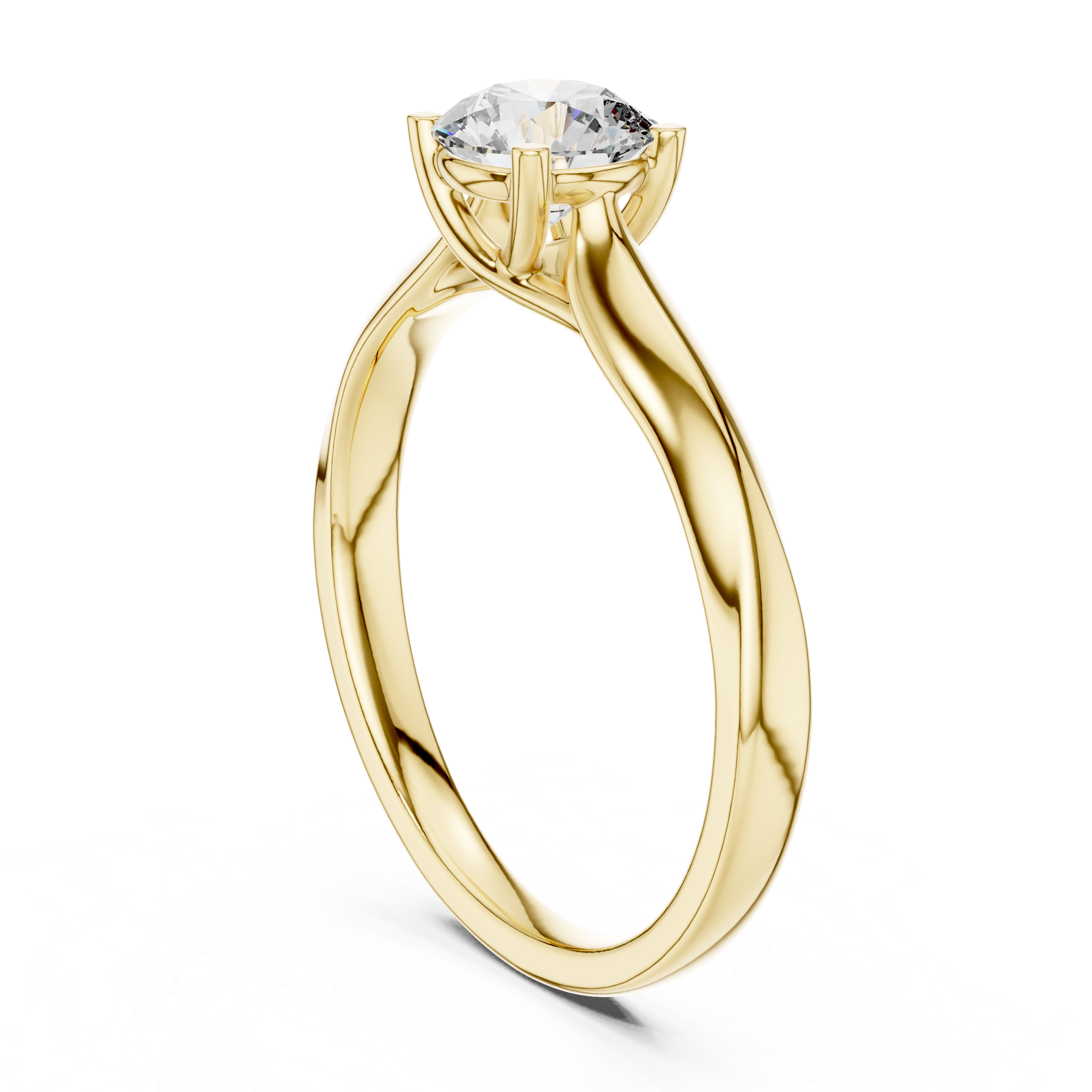 1 ct Round Solitaire