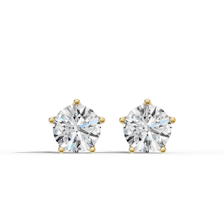 3 CT marquise solitaire studs