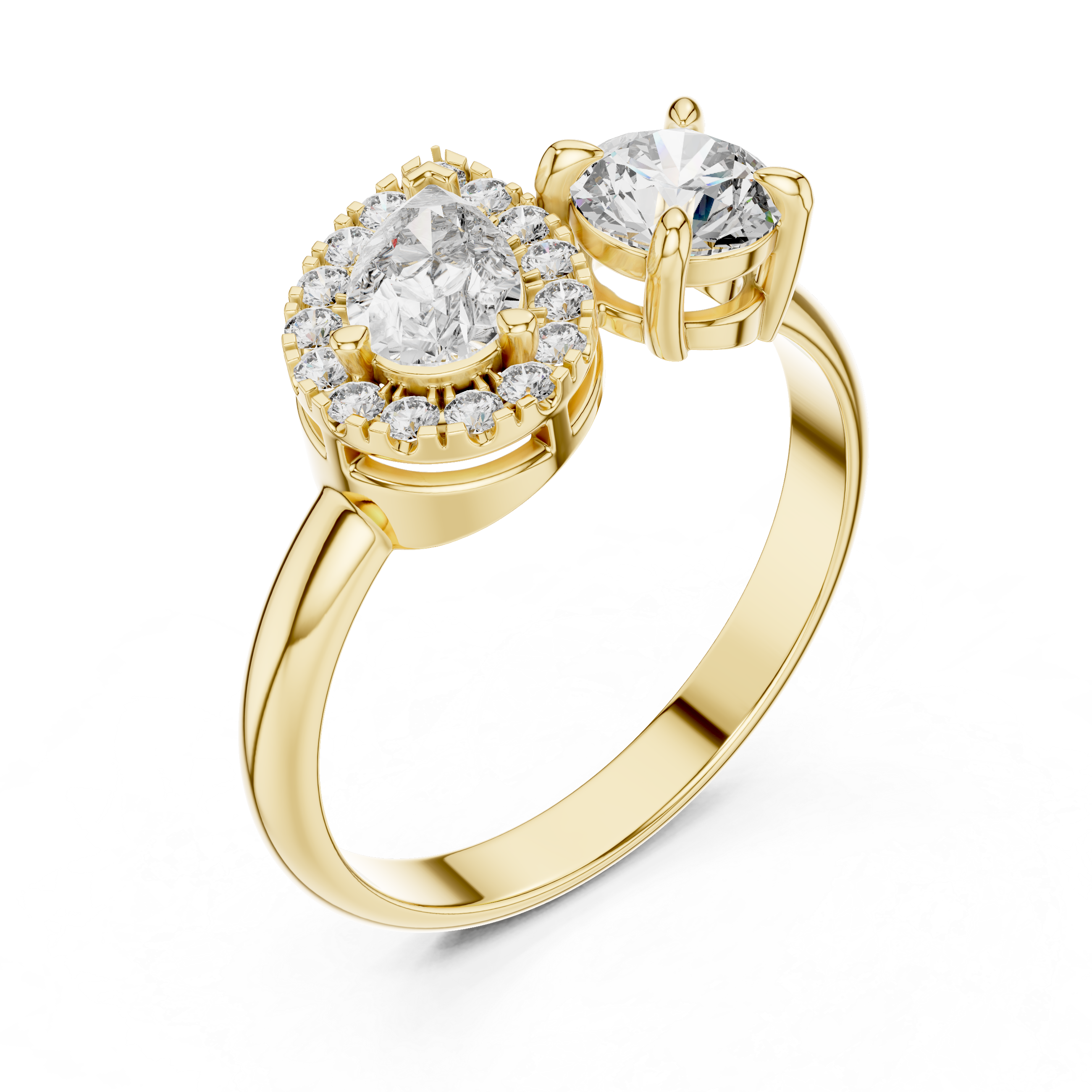Toi-et-Moi Ring
