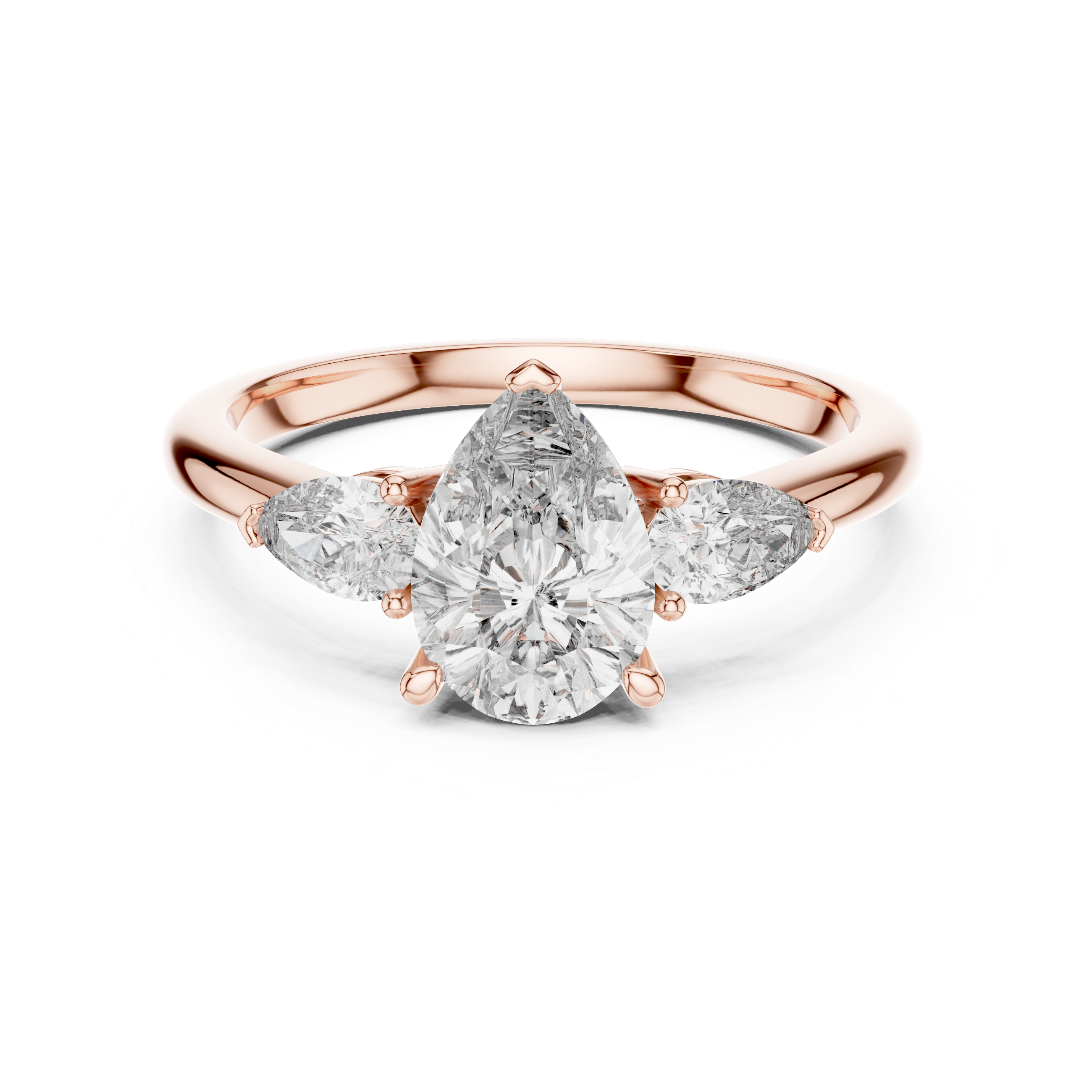 2 ct Pear Aria Ring