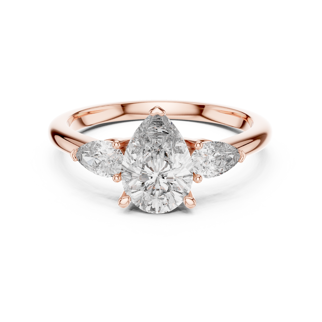2 ct Pear Aria Ring