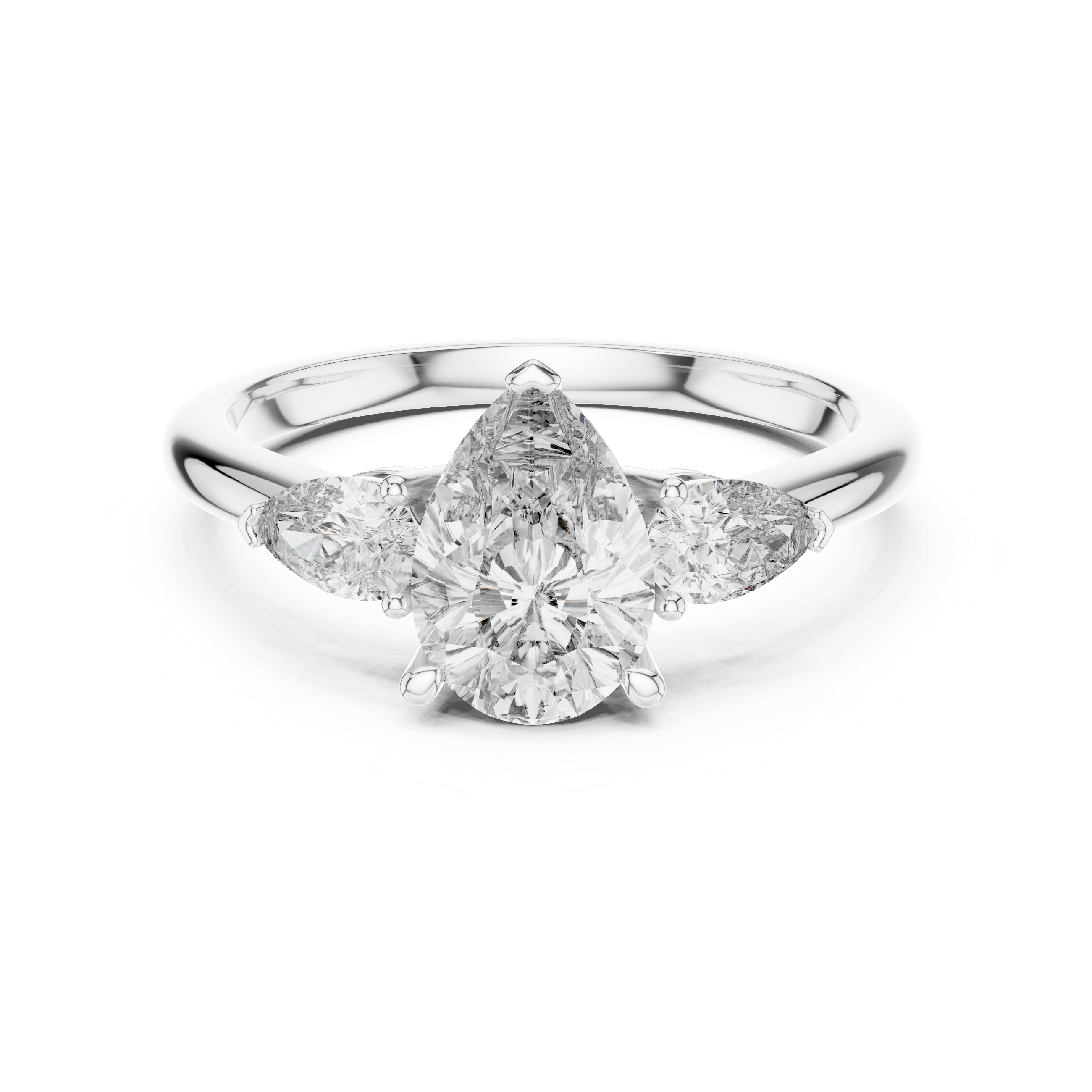 2 ct Pear Aria Ring