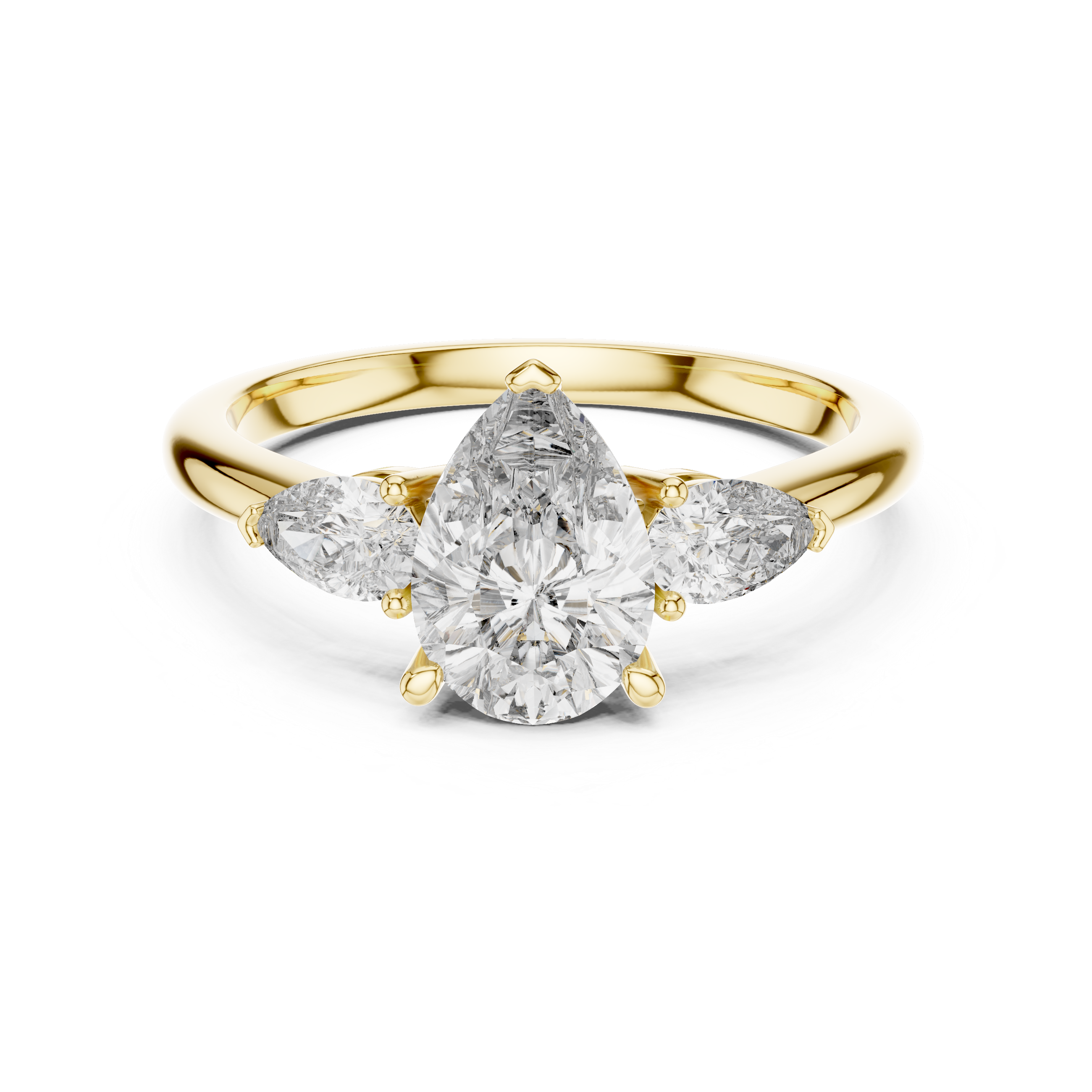 2 ct Pear Aria Ring