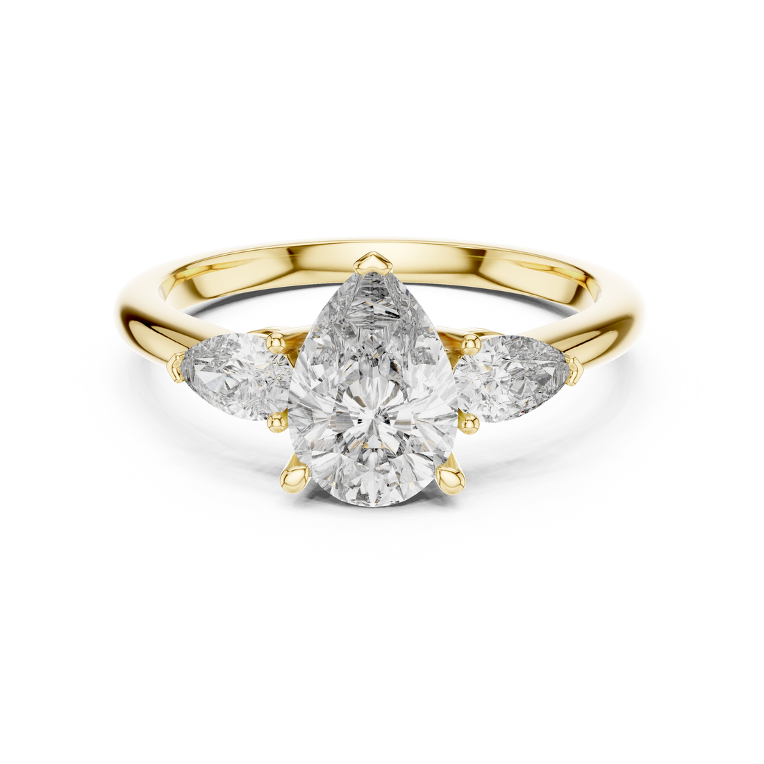 2 ct Pear Aria Ring