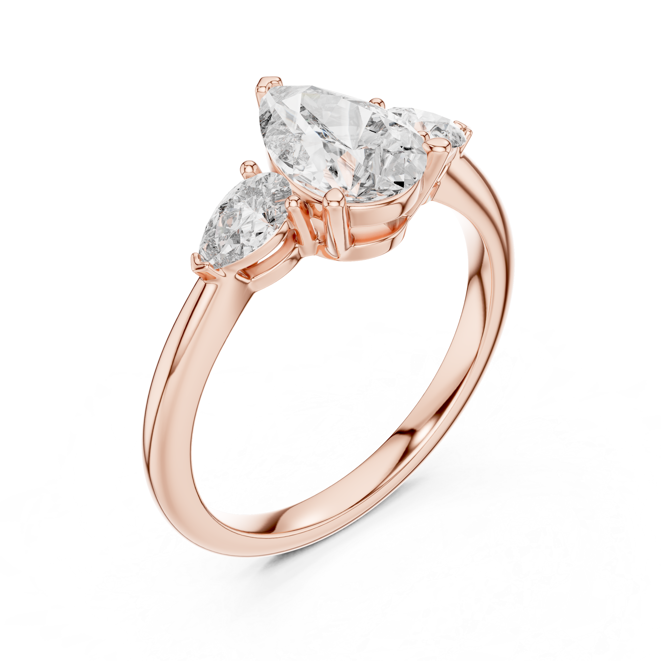 2 ct Pear Aria Ring