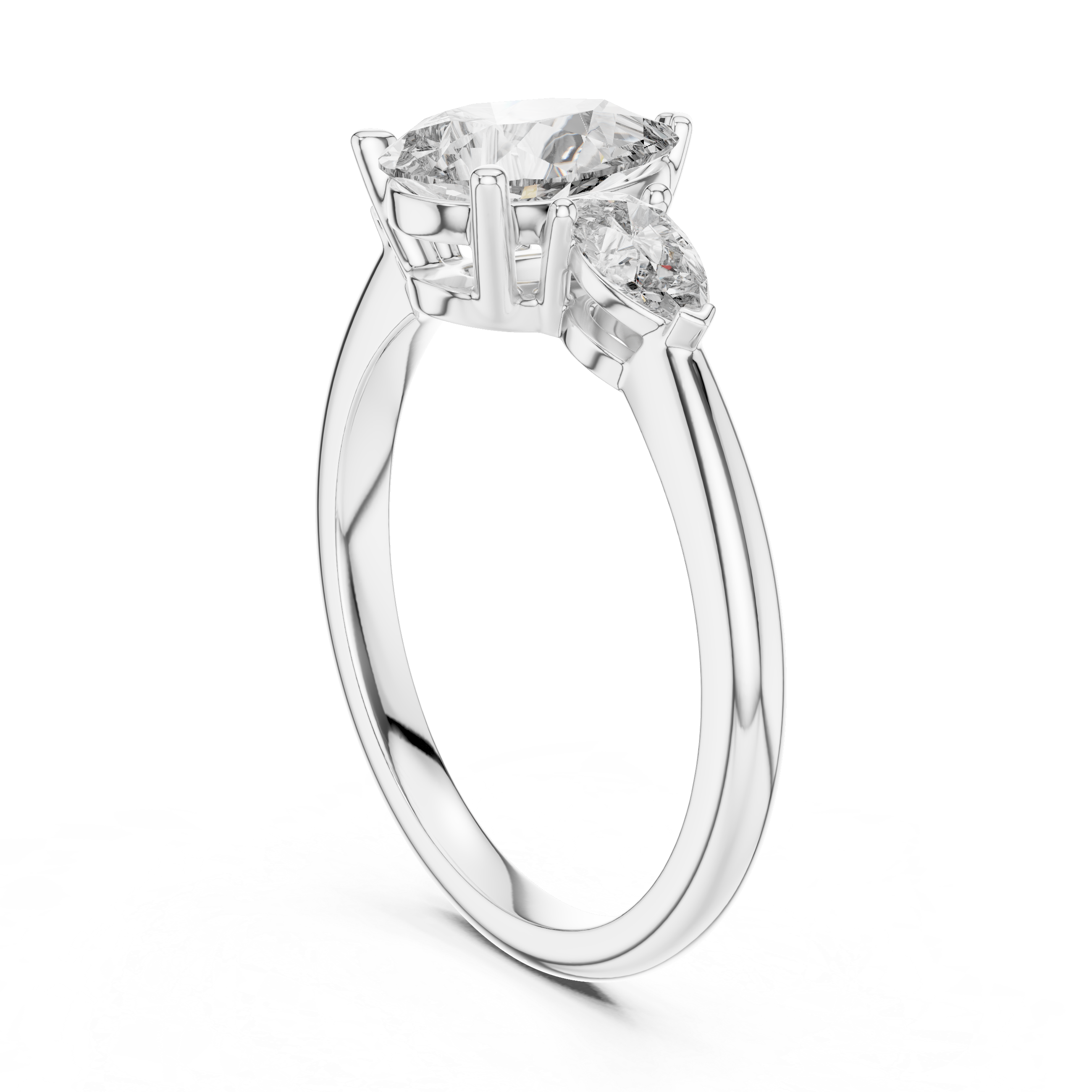2 ct Pear Aria Ring