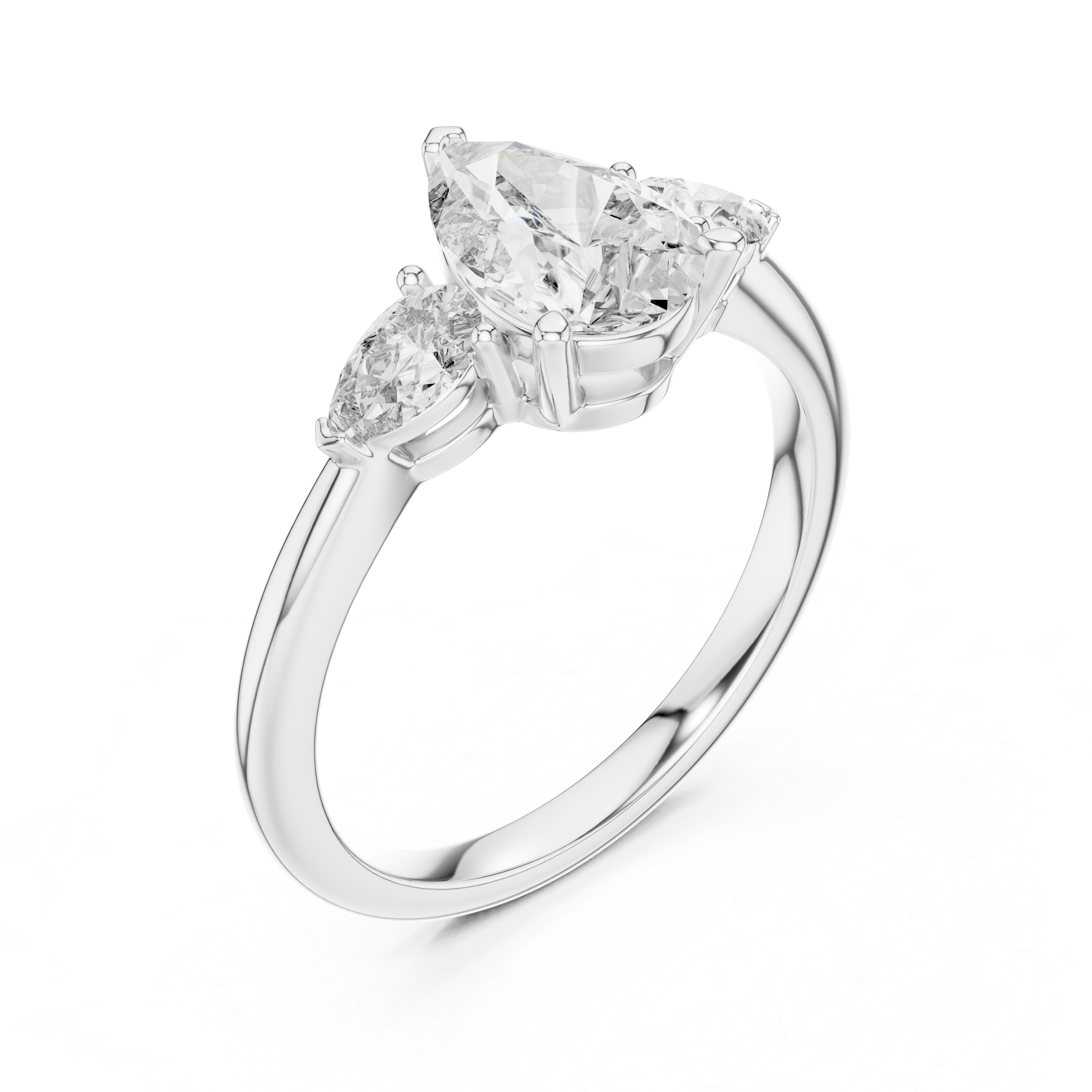 2 ct Pear Aria Ring