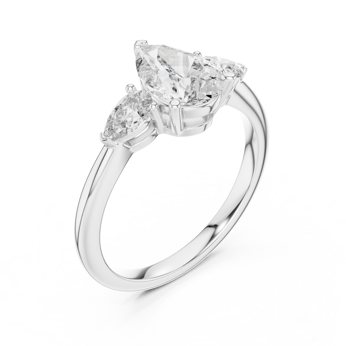 2 ct Pear Aria Ring