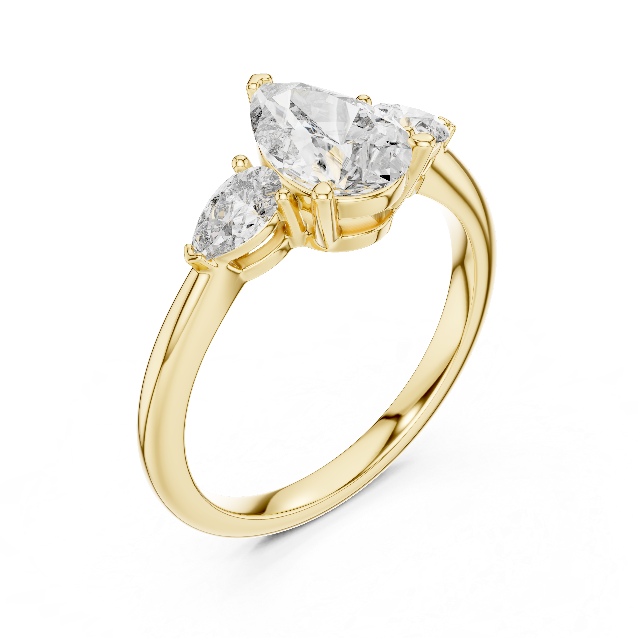 2 ct Pear Aria Ring