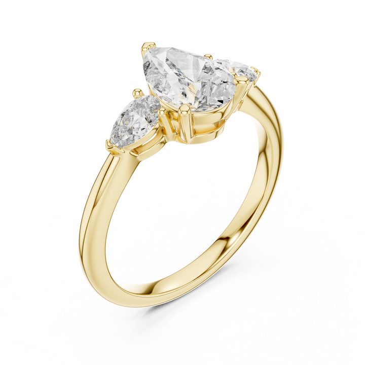 2 ct Pear Aria Ring
