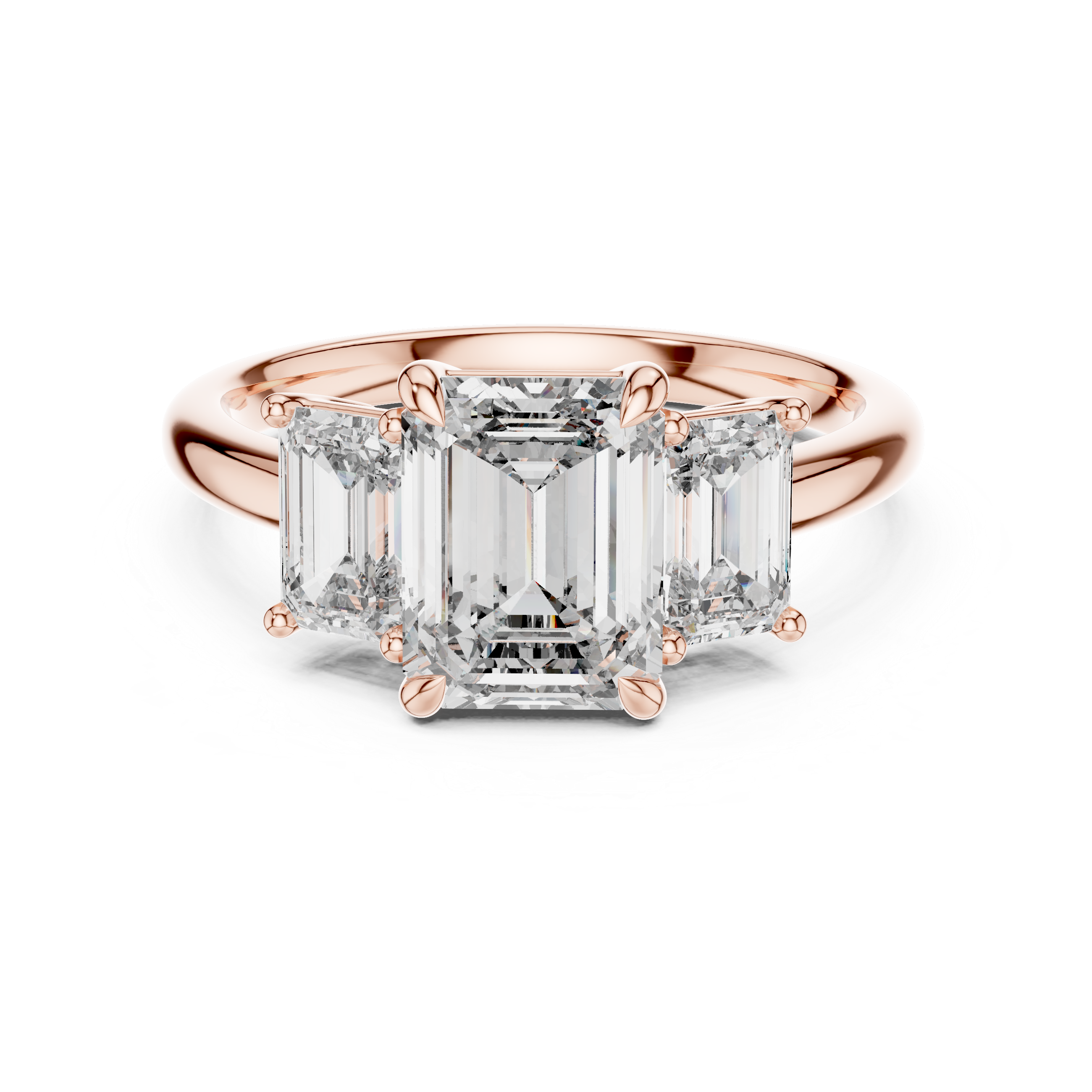 3ct Emerald Trio