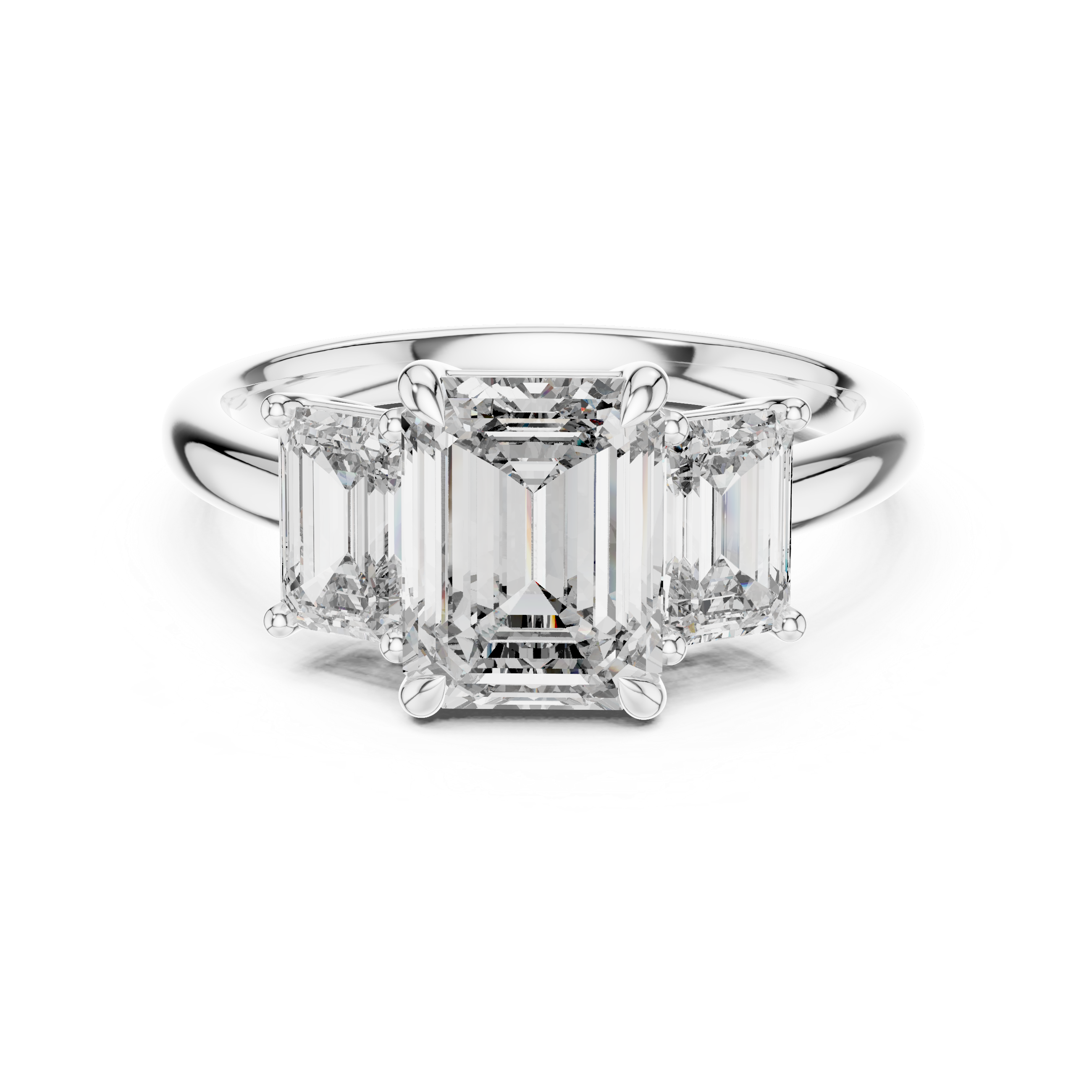 3ct Emerald Trio