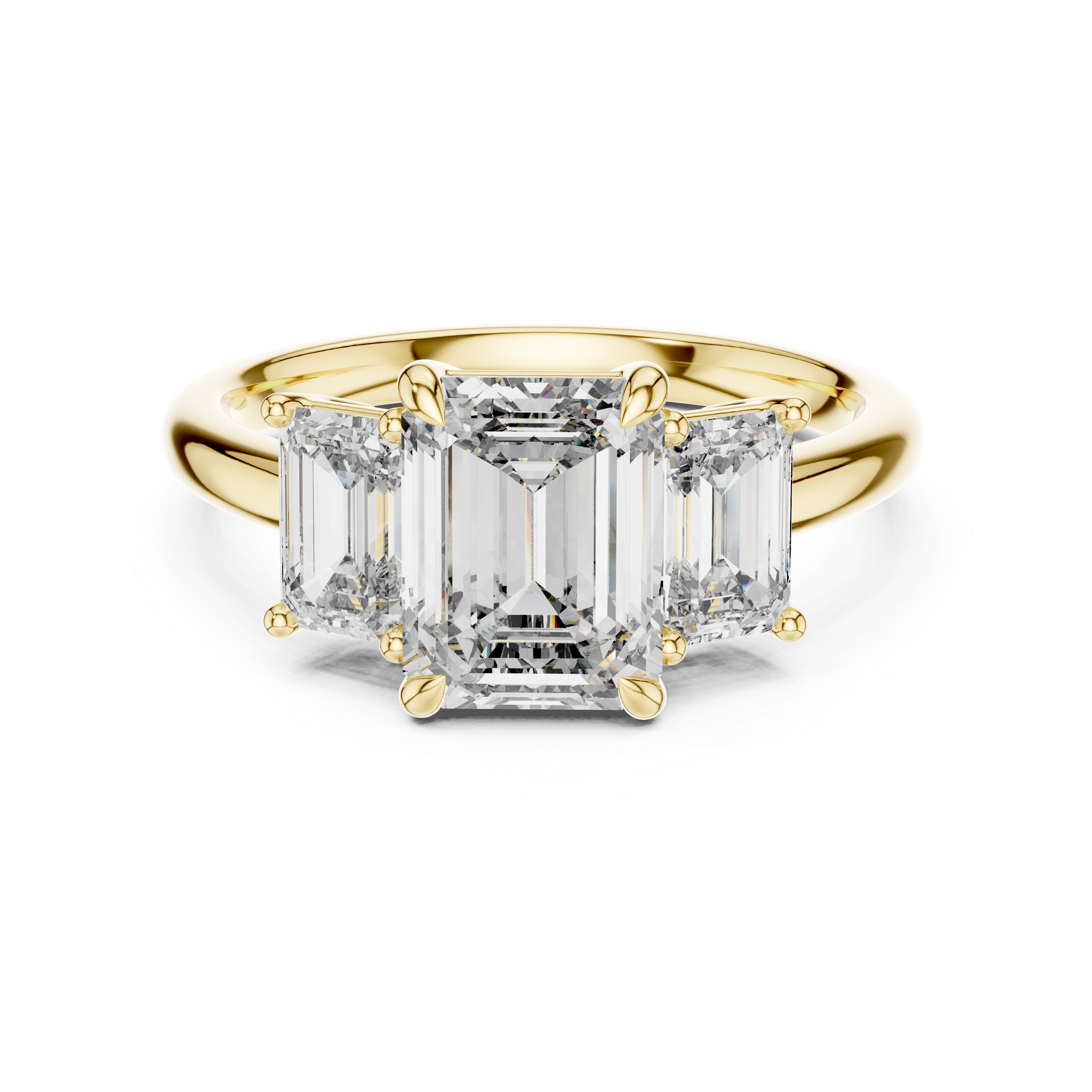 3ct Emerald Trio