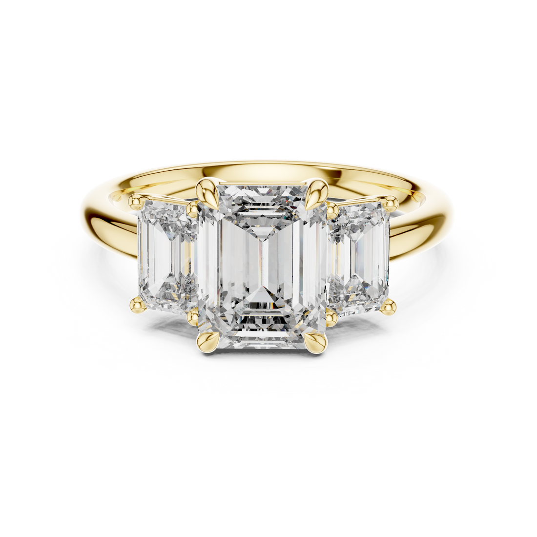 3ct Emerald Trio