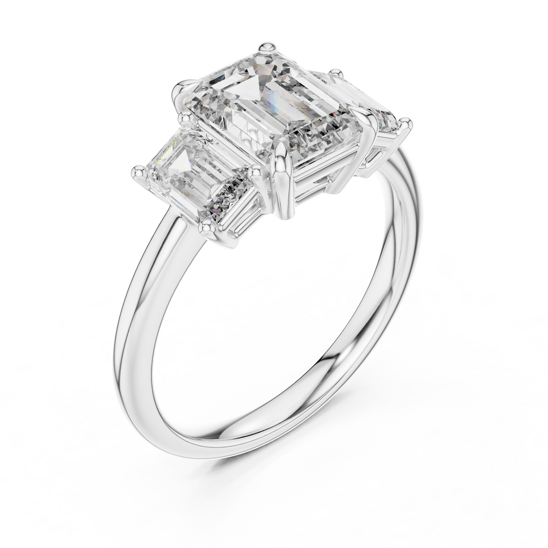 3ct Emerald Trio