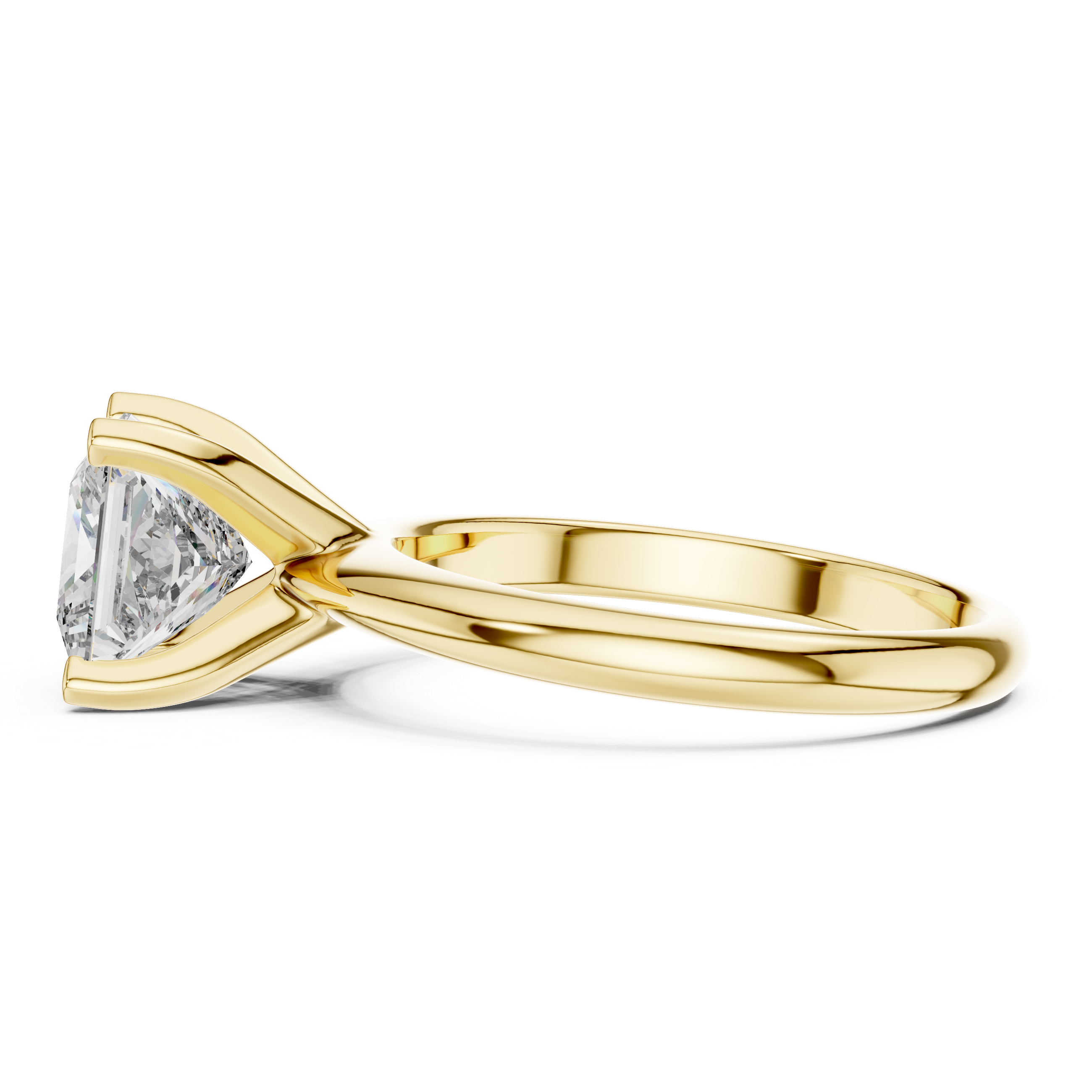 2 ct Princess soliotaire ring