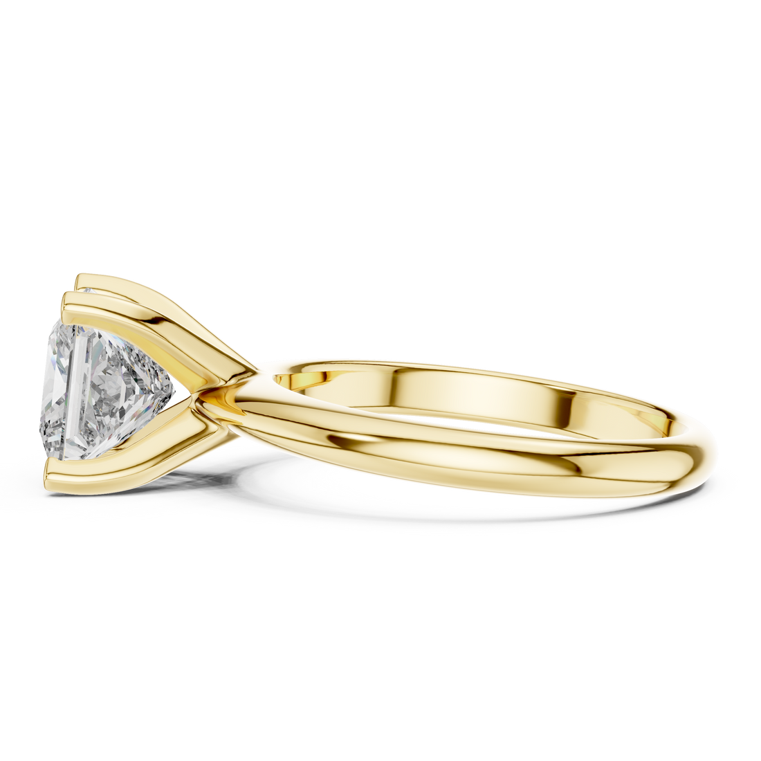 2 ct Princess soliotaire ring