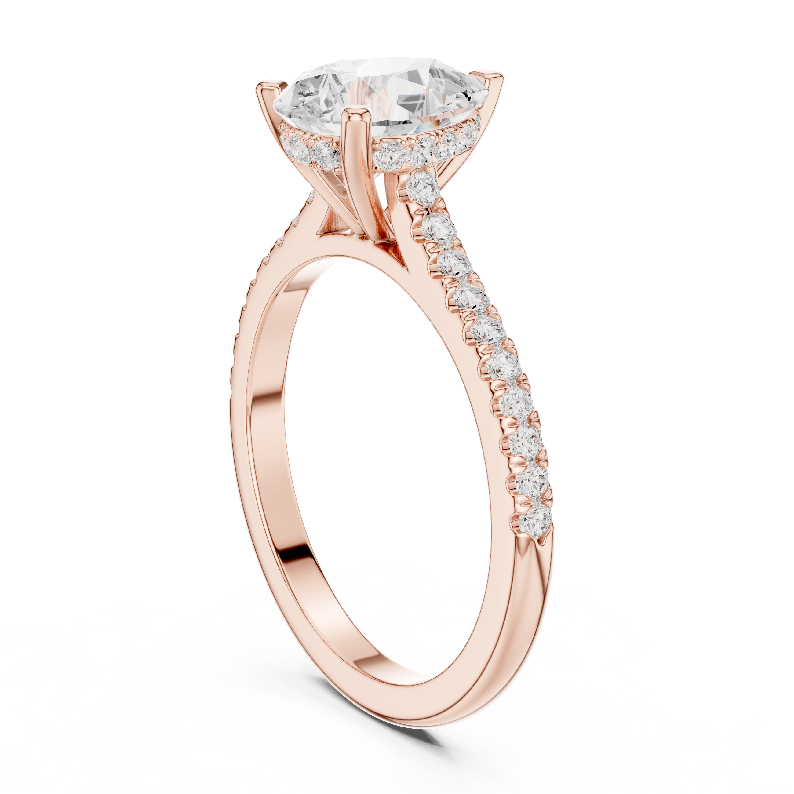 1ct Pear-Cut Diamond