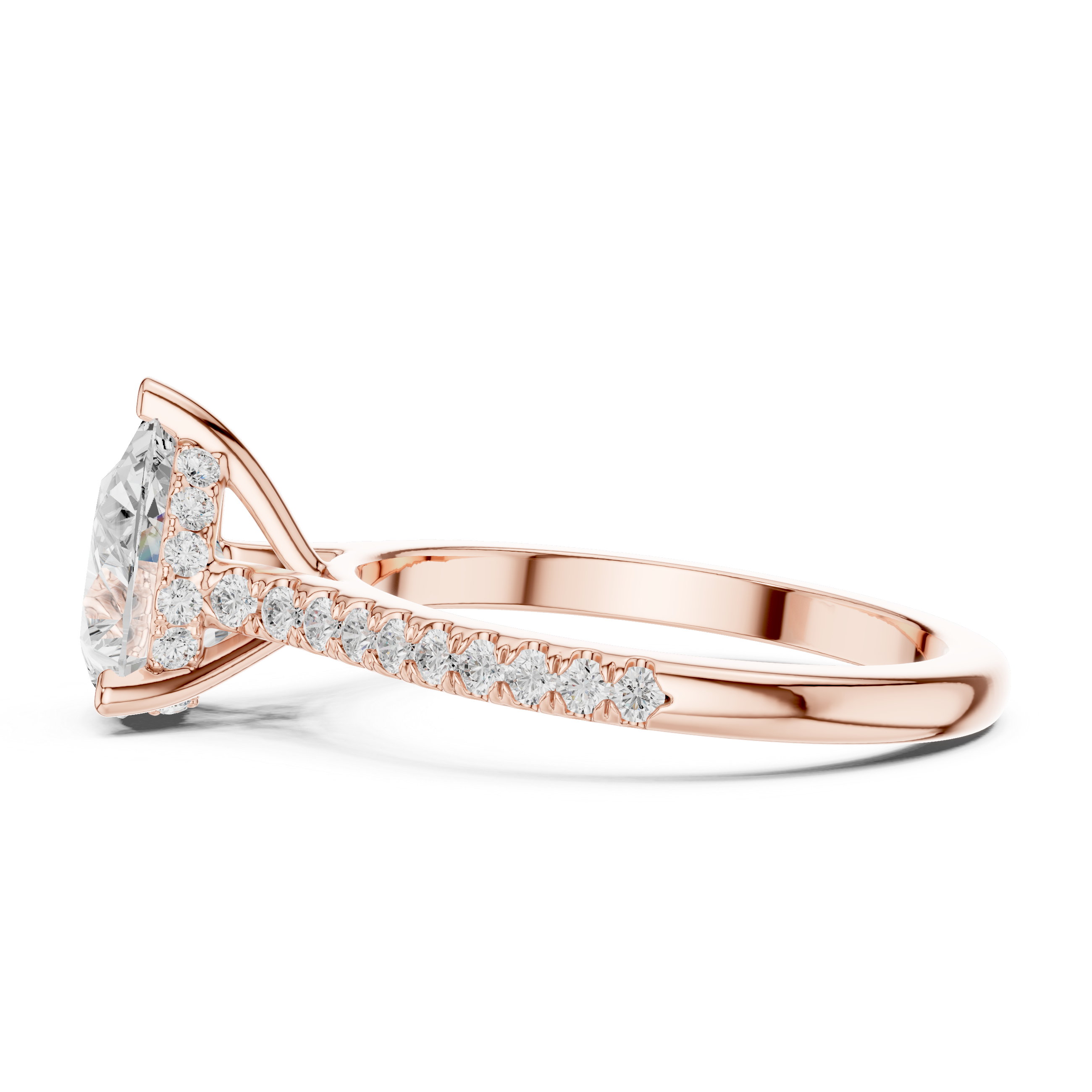 1ct Pear-Cut Diamond