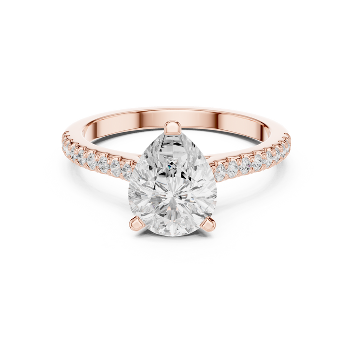 1ct Pear-Cut Diamond