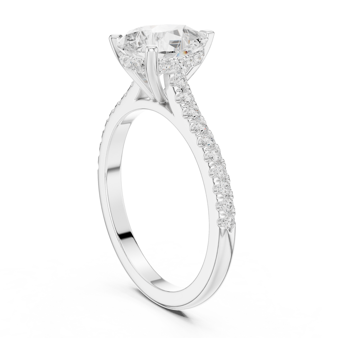 1ct Pear-Cut Diamond