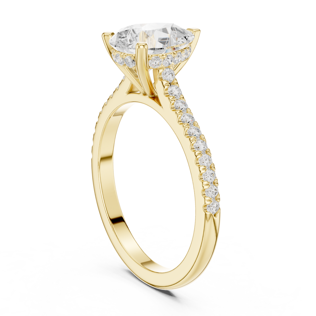 1ct Pear-Cut Diamond