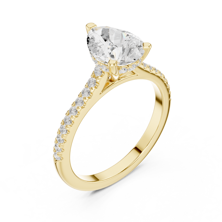 1ct Pear-Cut Diamond