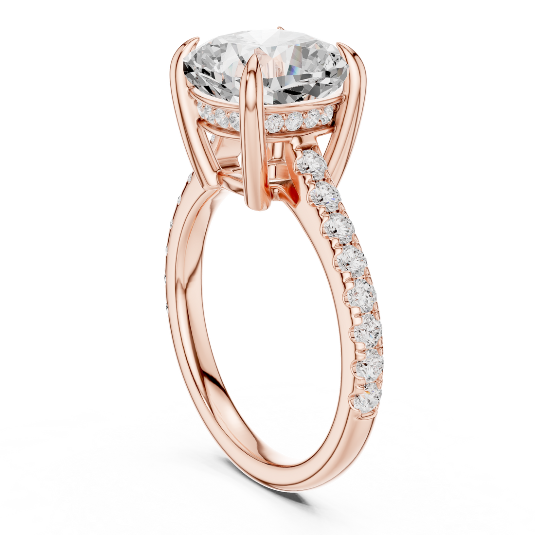 2ct Cushion Solitaire ring