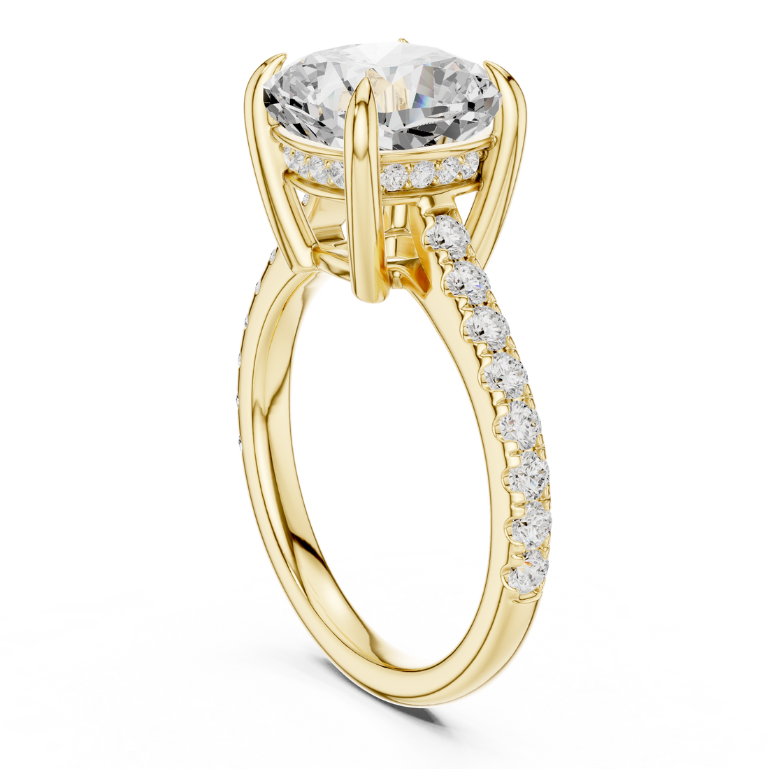 2ct Cushion Solitaire ring