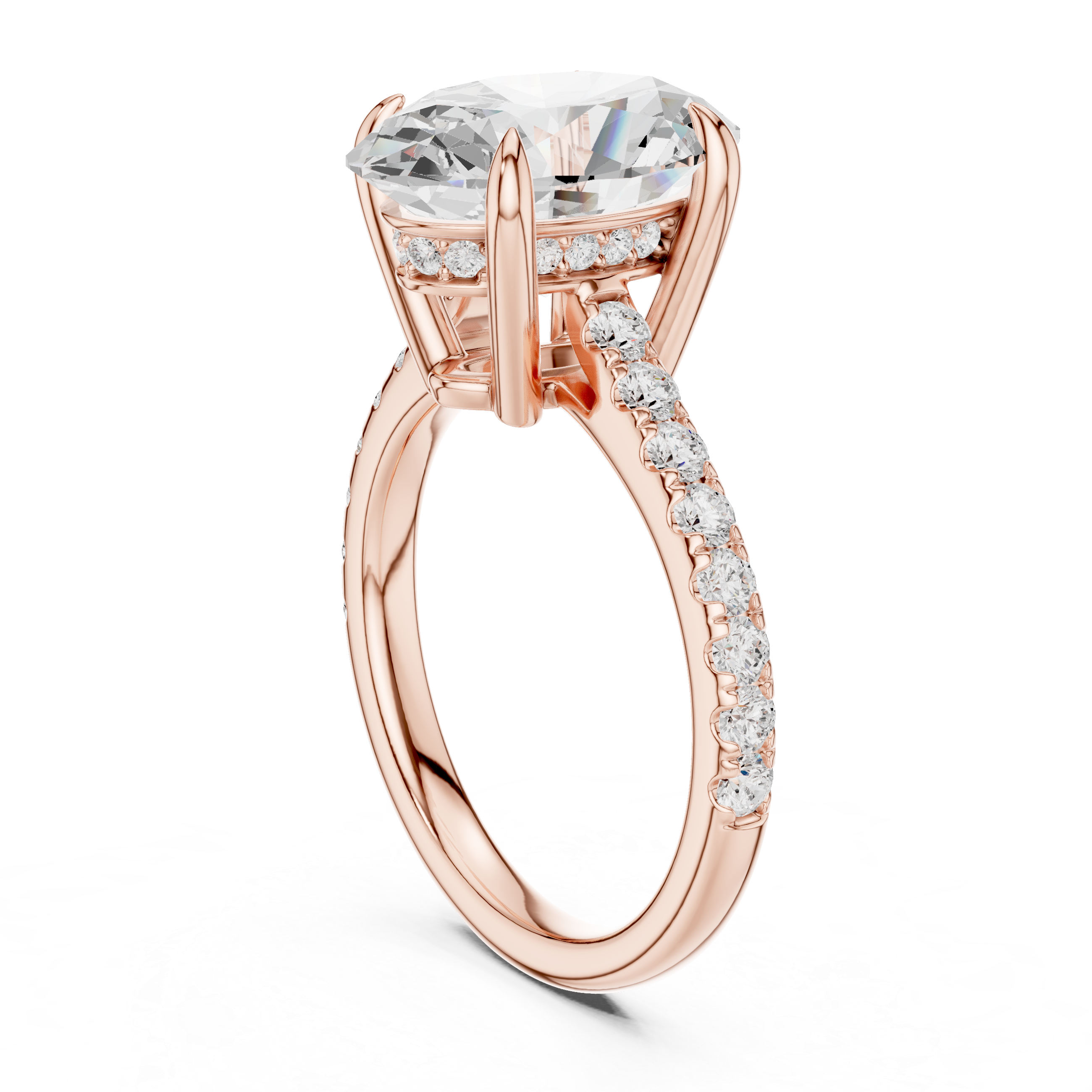 3ct Oval solitaire ring