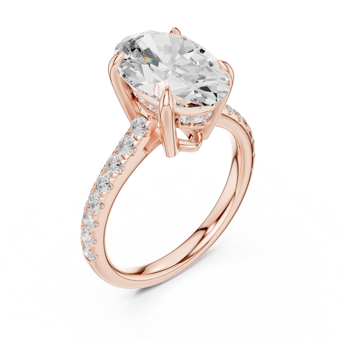 3ct Oval solitaire ring