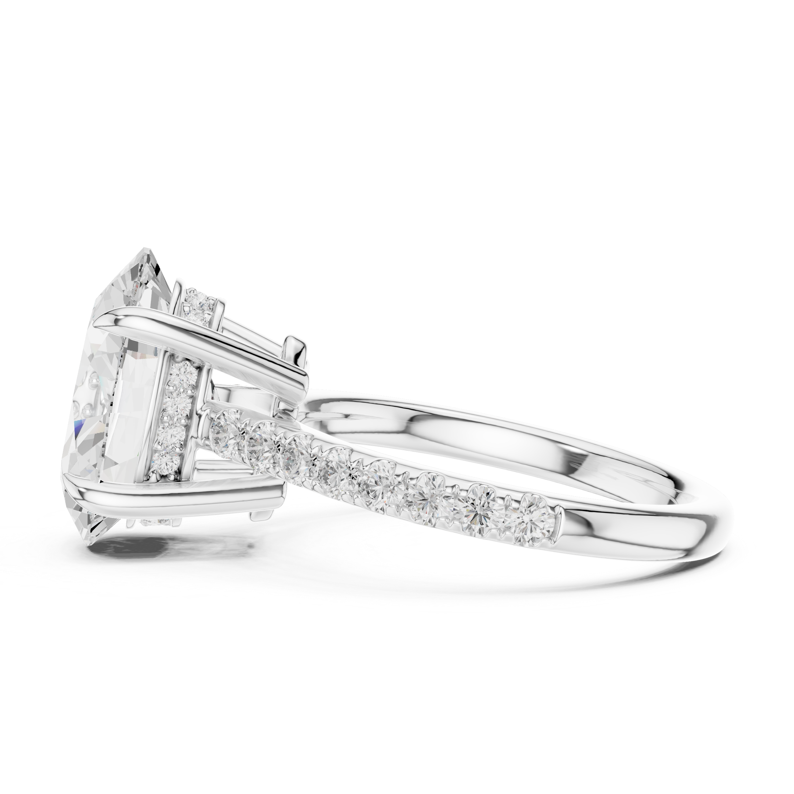 3ct Oval solitaire ring
