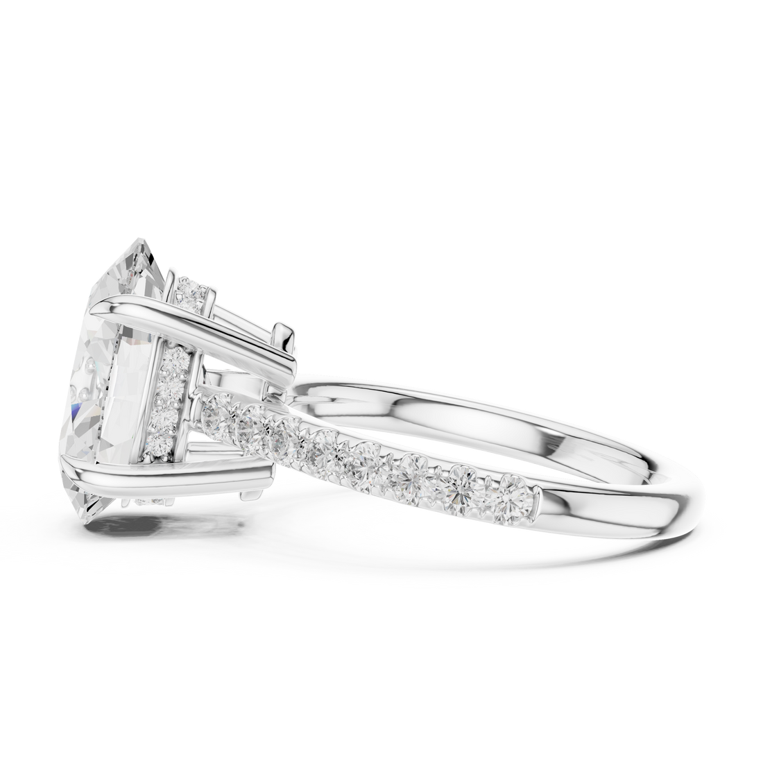 3ct Oval solitaire ring