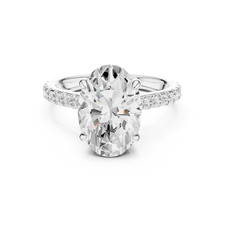 3ct Oval solitaire ring