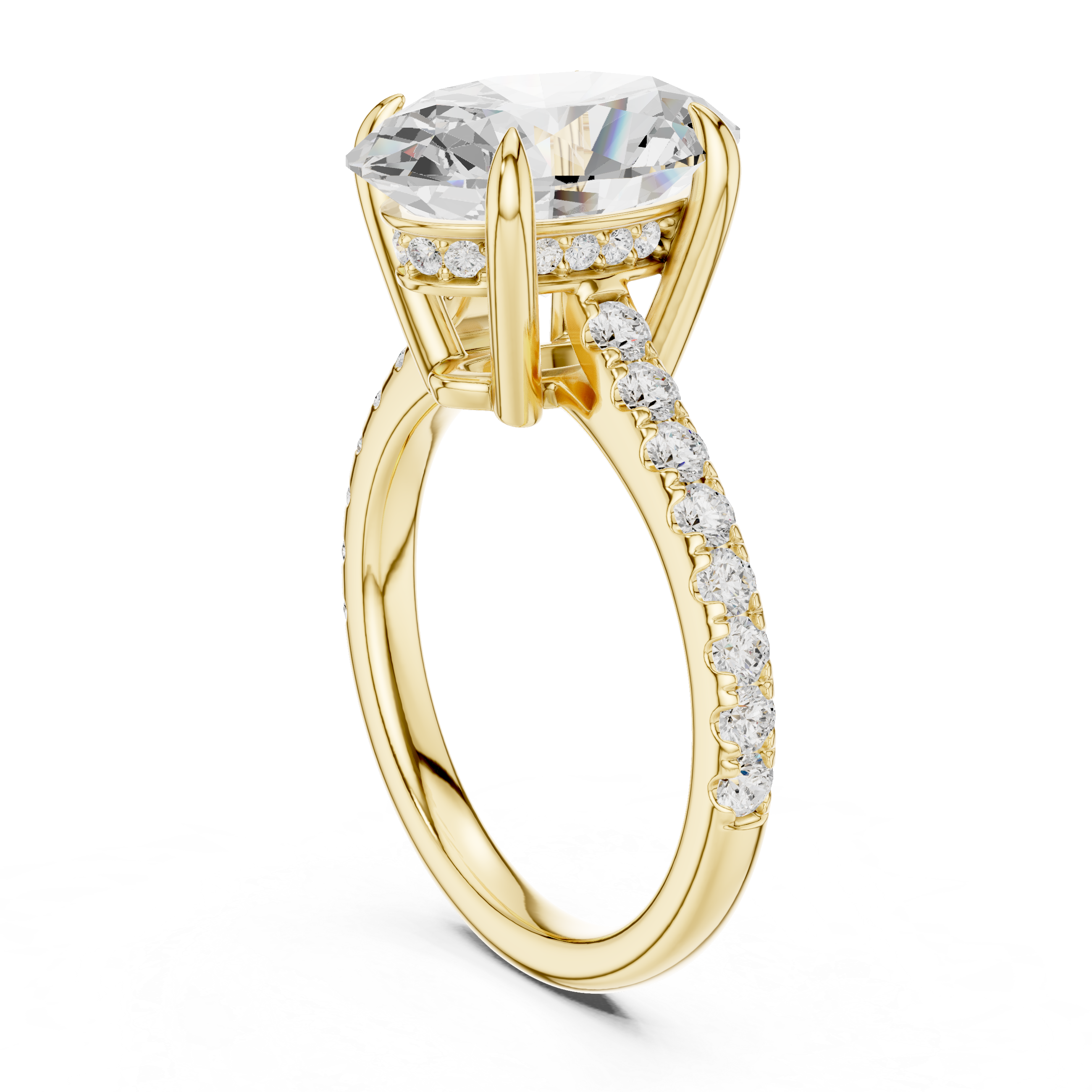 3ct Oval solitaire ring