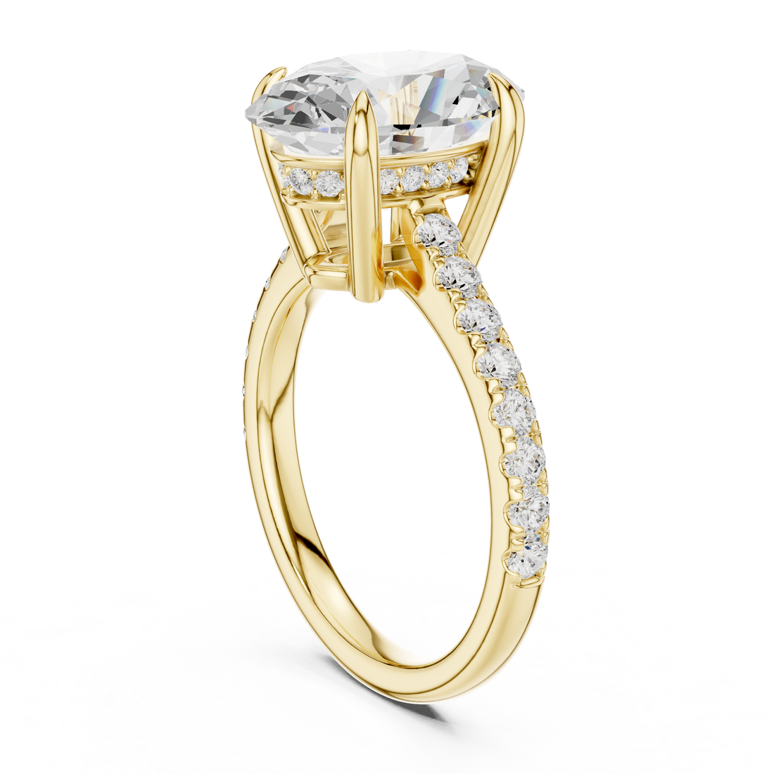 3ct Oval solitaire ring