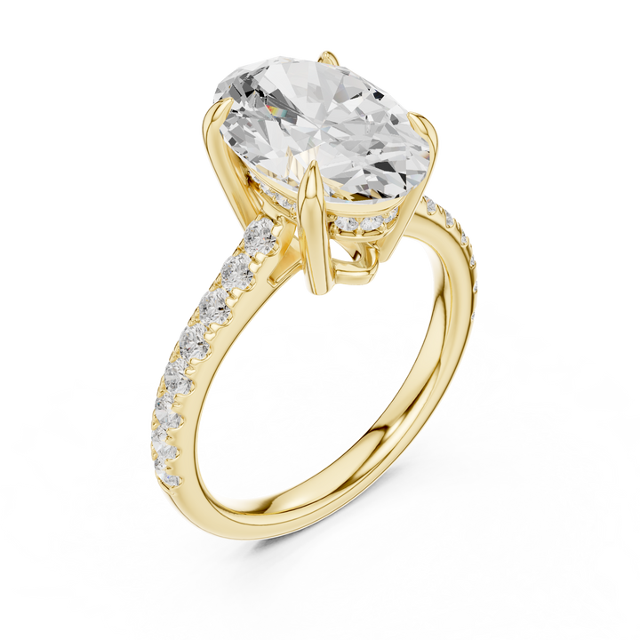 3ct Oval solitaire ring