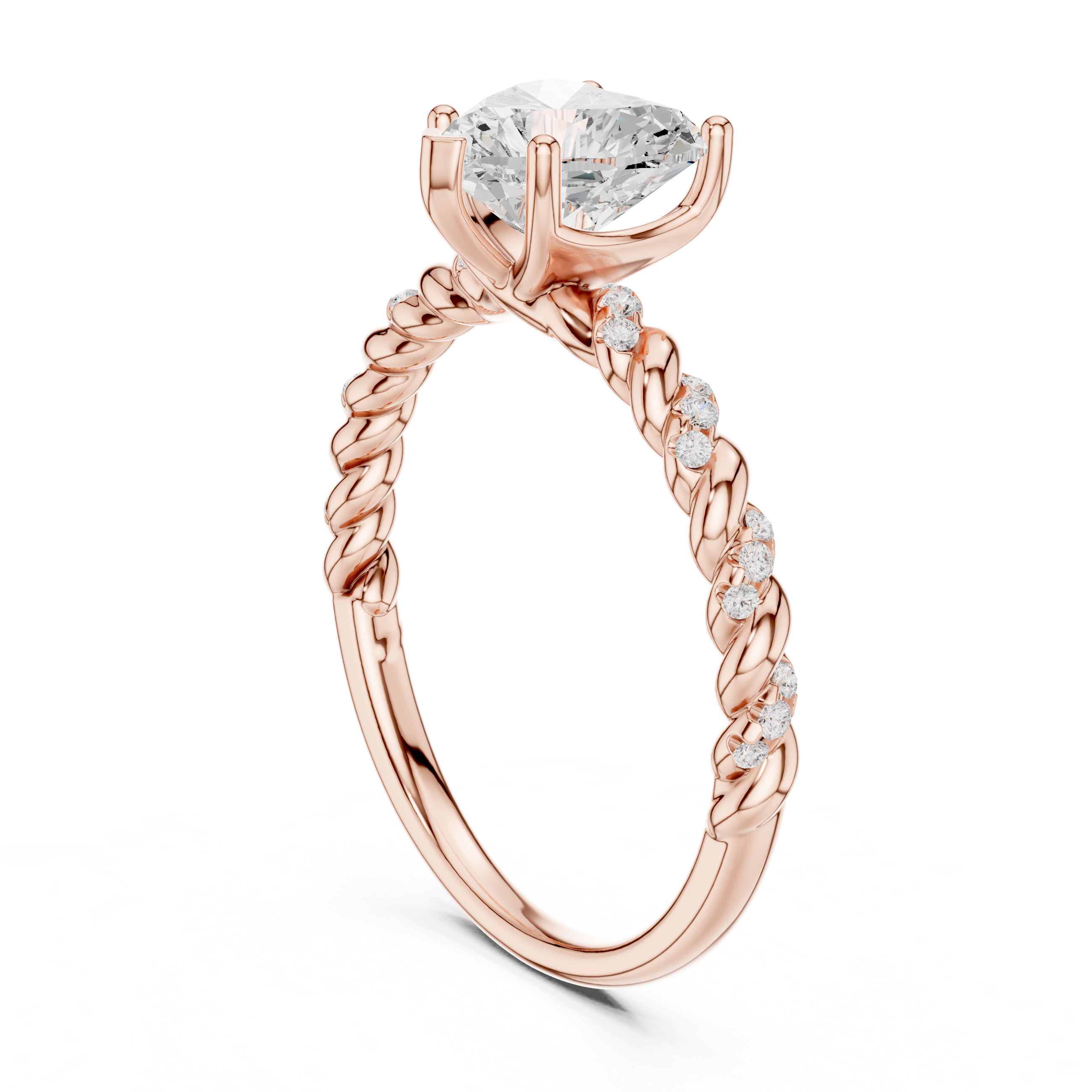 1 ct Heart Amour ring
