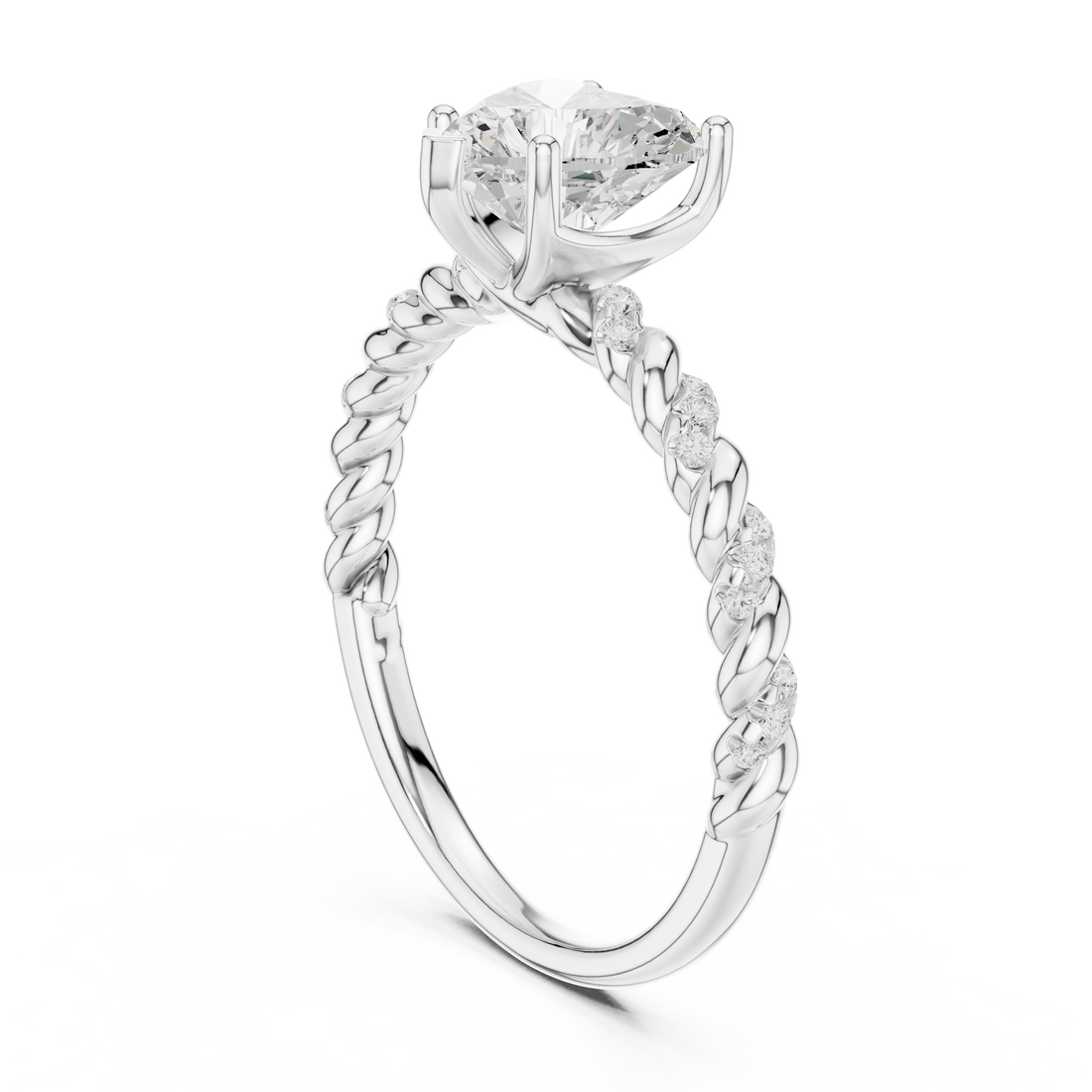 1 ct Heart Amour ring
