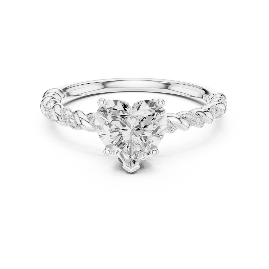 1 ct Heart Amour ring
