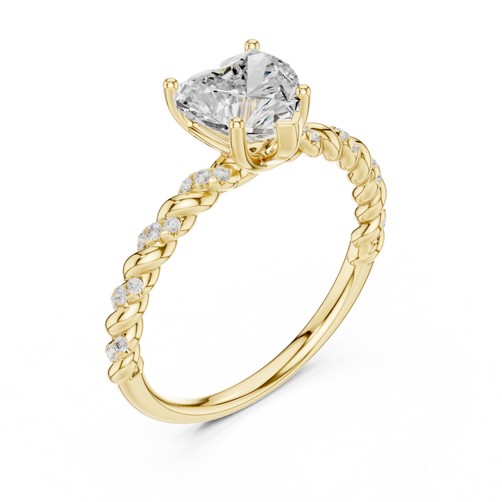 1 ct Heart Amour ring