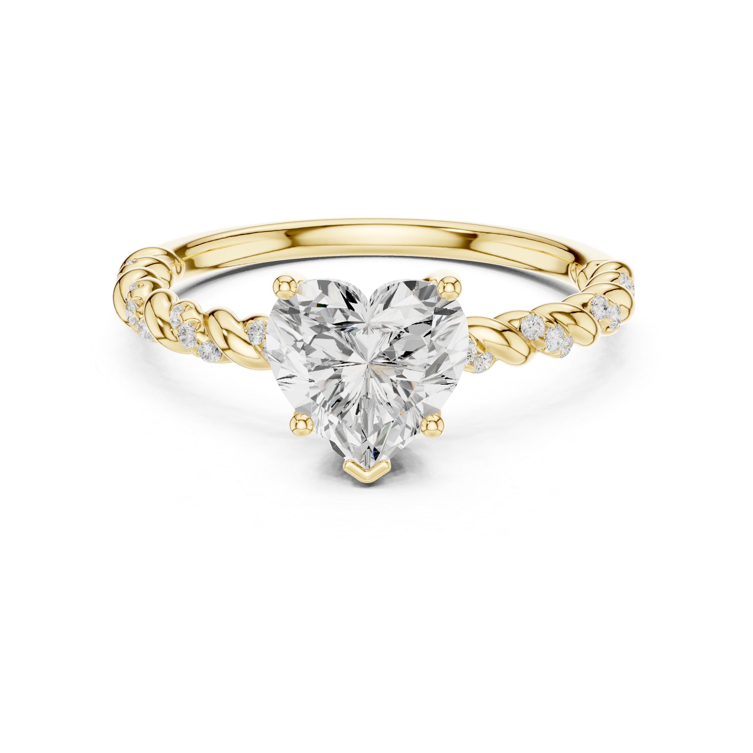 1 ct Heart Amour ring