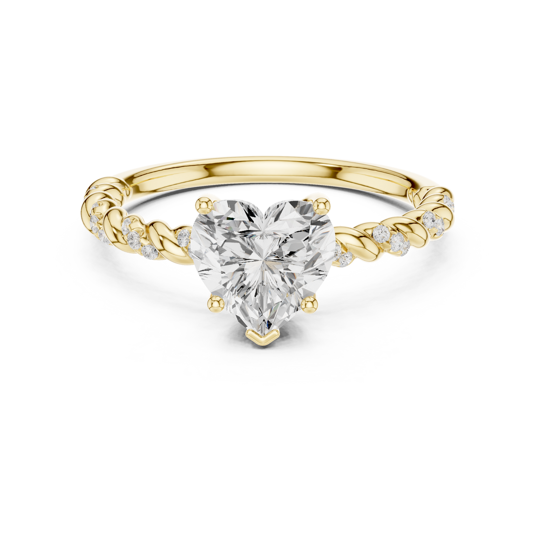 1 ct Heart Amour ring