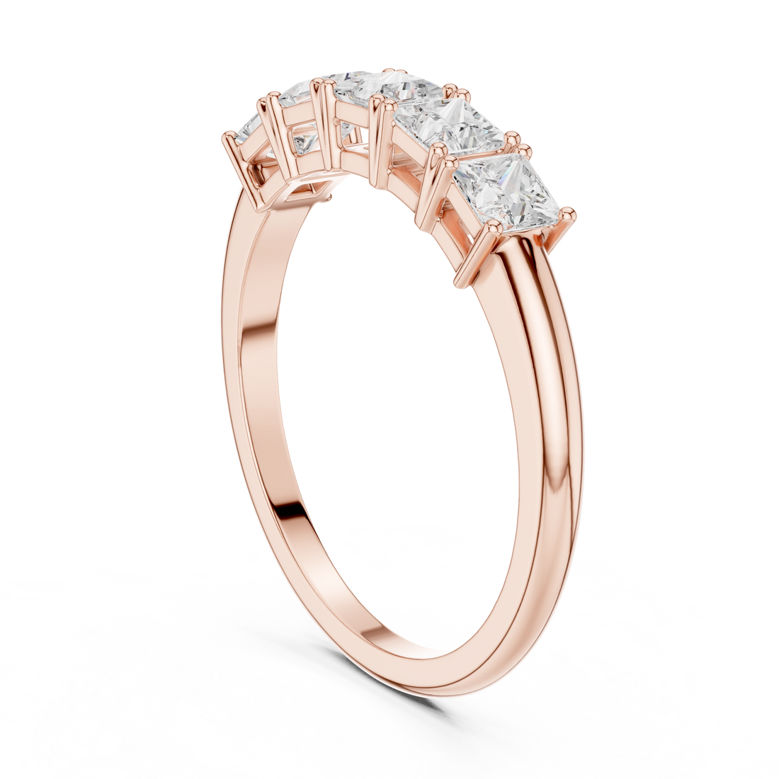 Princess 5 Stone ring