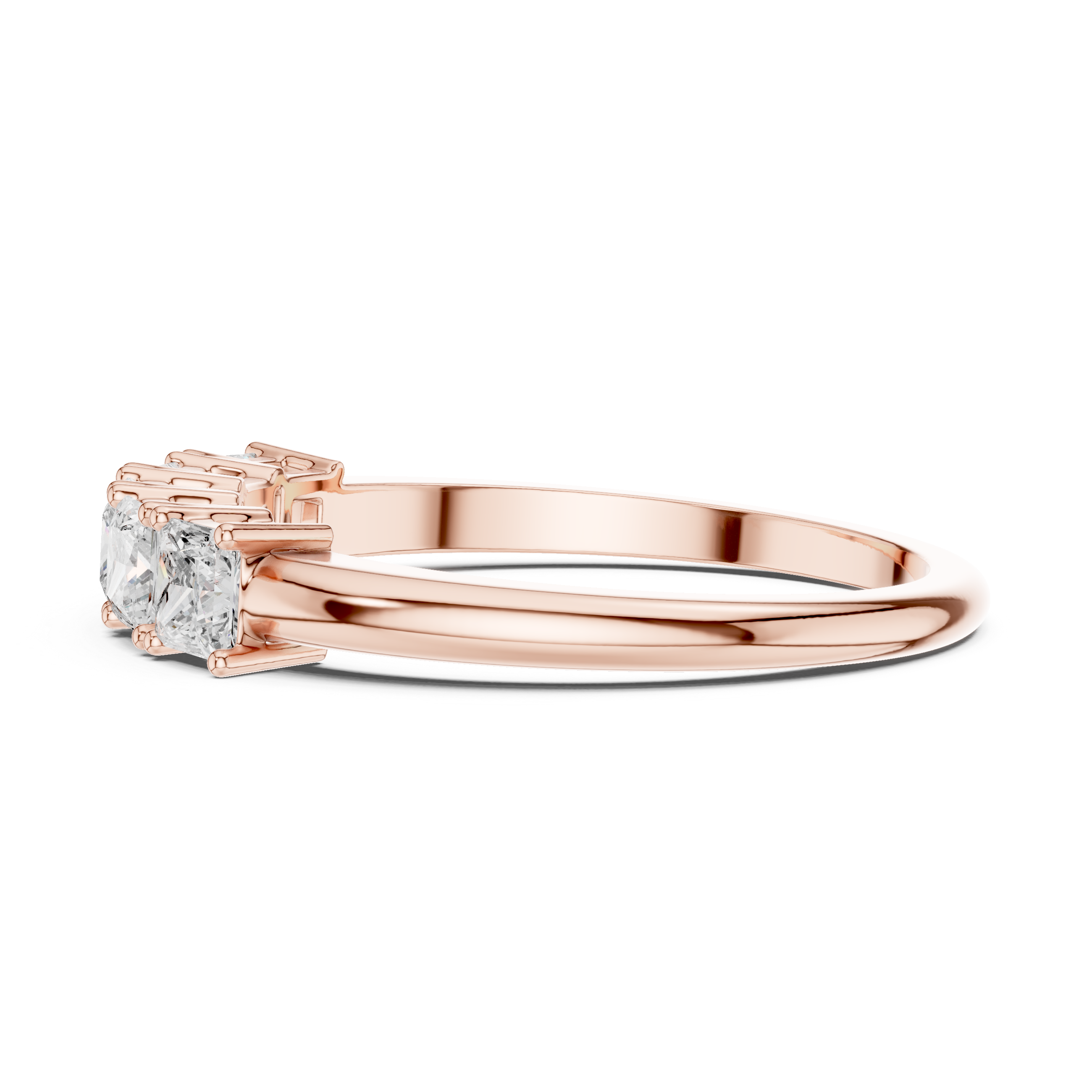 Princess 5 Stone ring