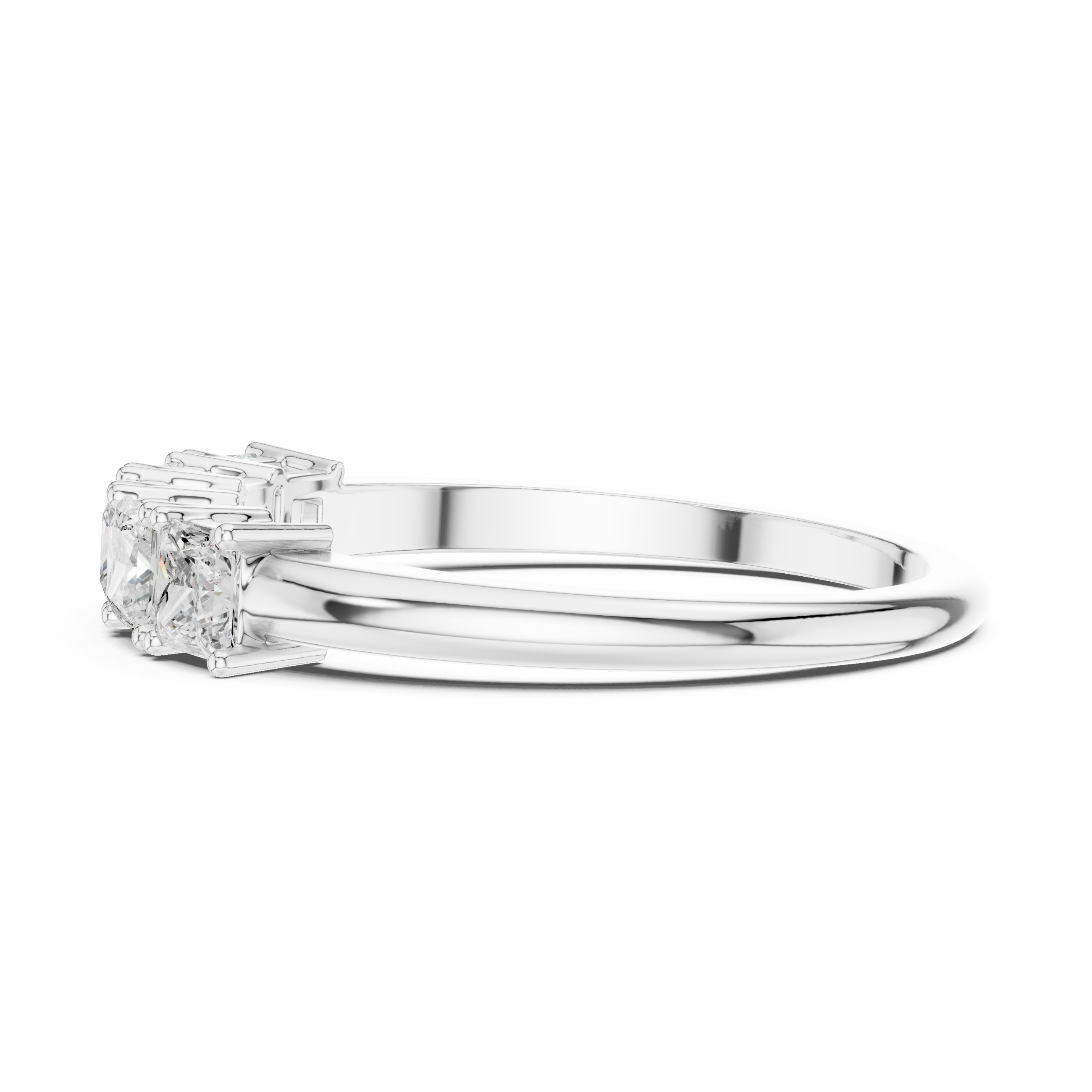 Princess 5 Stone ring