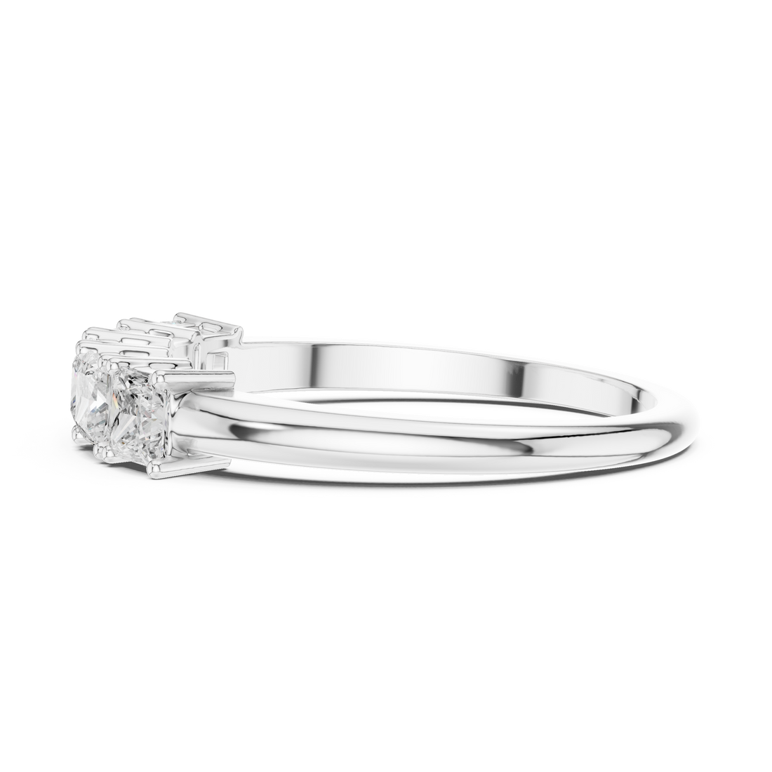 Princess 5 Stone ring