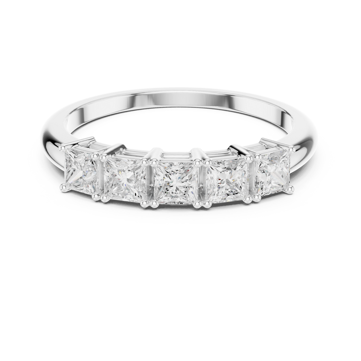 Princess 5 Stone ring